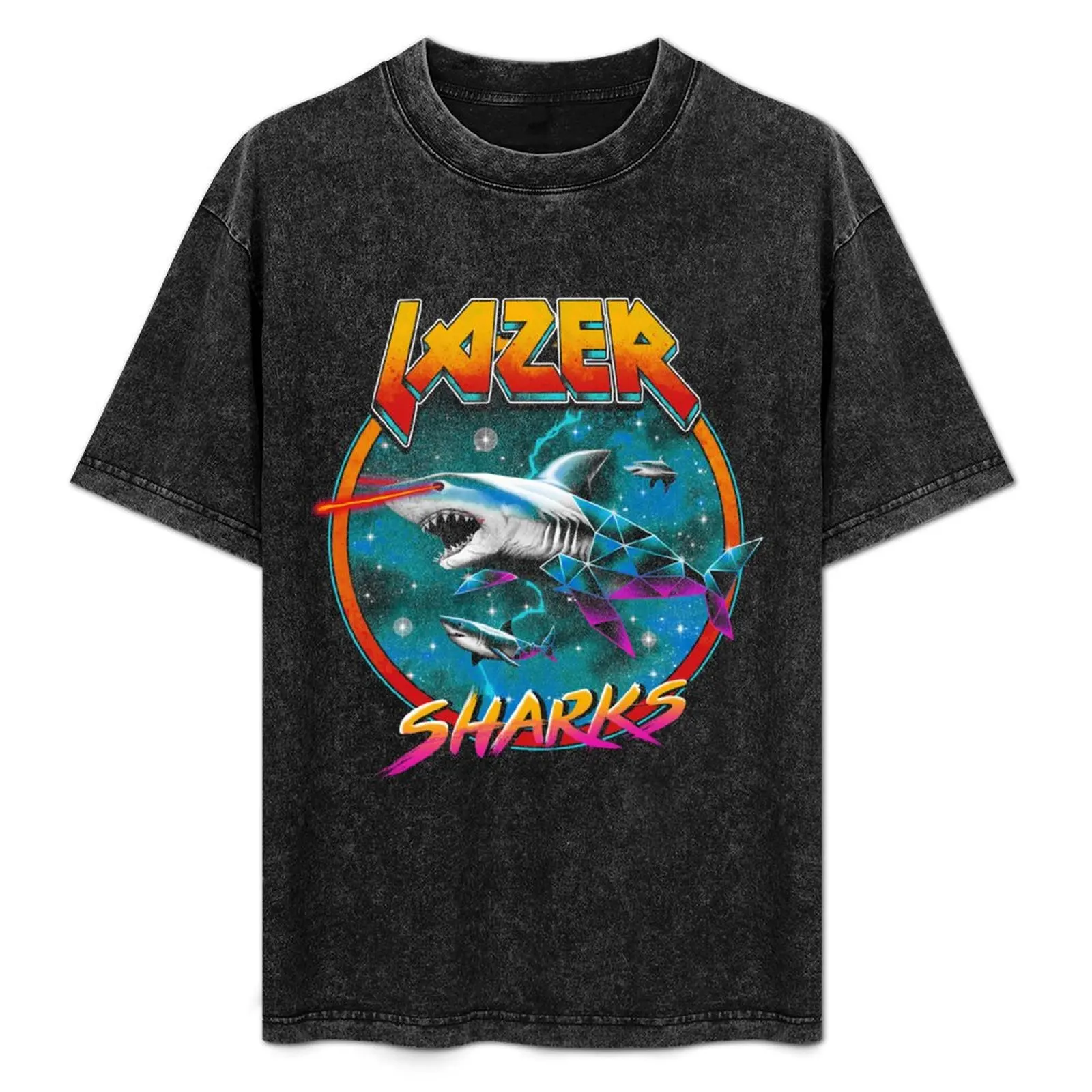 

Lazer Sharks T-Shirt Christmas Casual Tee Shirt