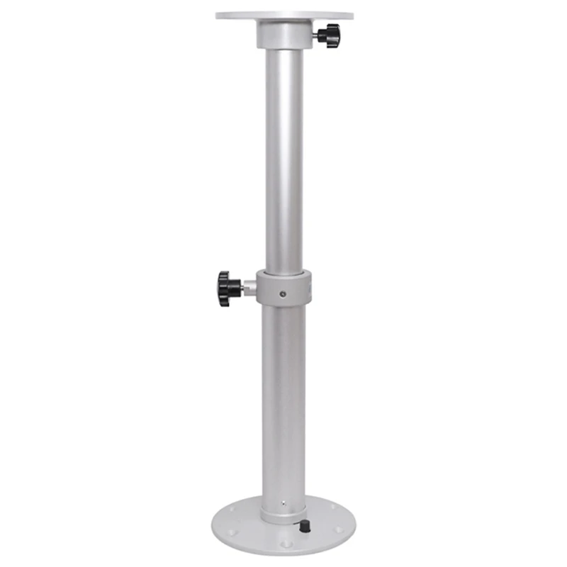 Detachable Table Base Stand Leg Base Aluminum Alloy Table Base For RV Boat Yacht Silver White