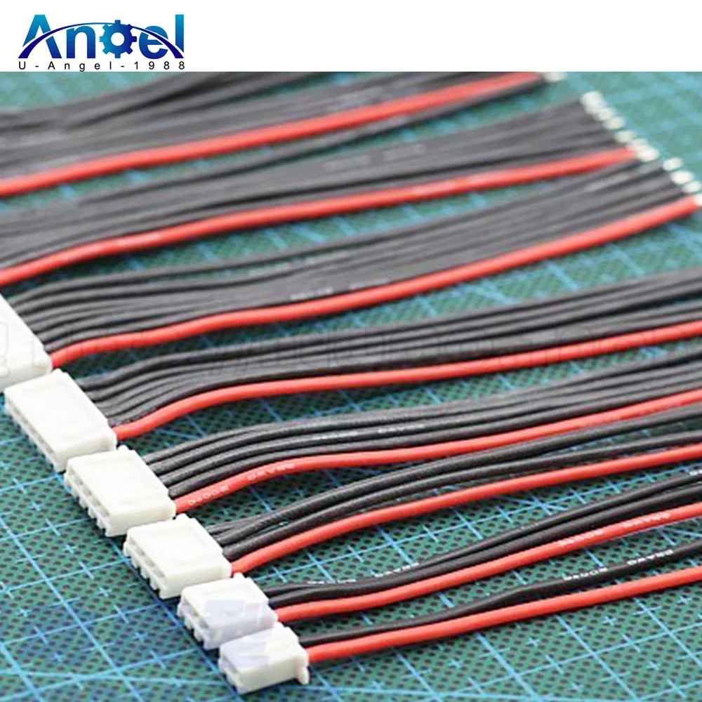 5pcs/Lot 1S 2S 3S 4S 5S 6S Lipo Battery Balance Charger Cable IMAX B6 Connector Plug Wire Wholesale