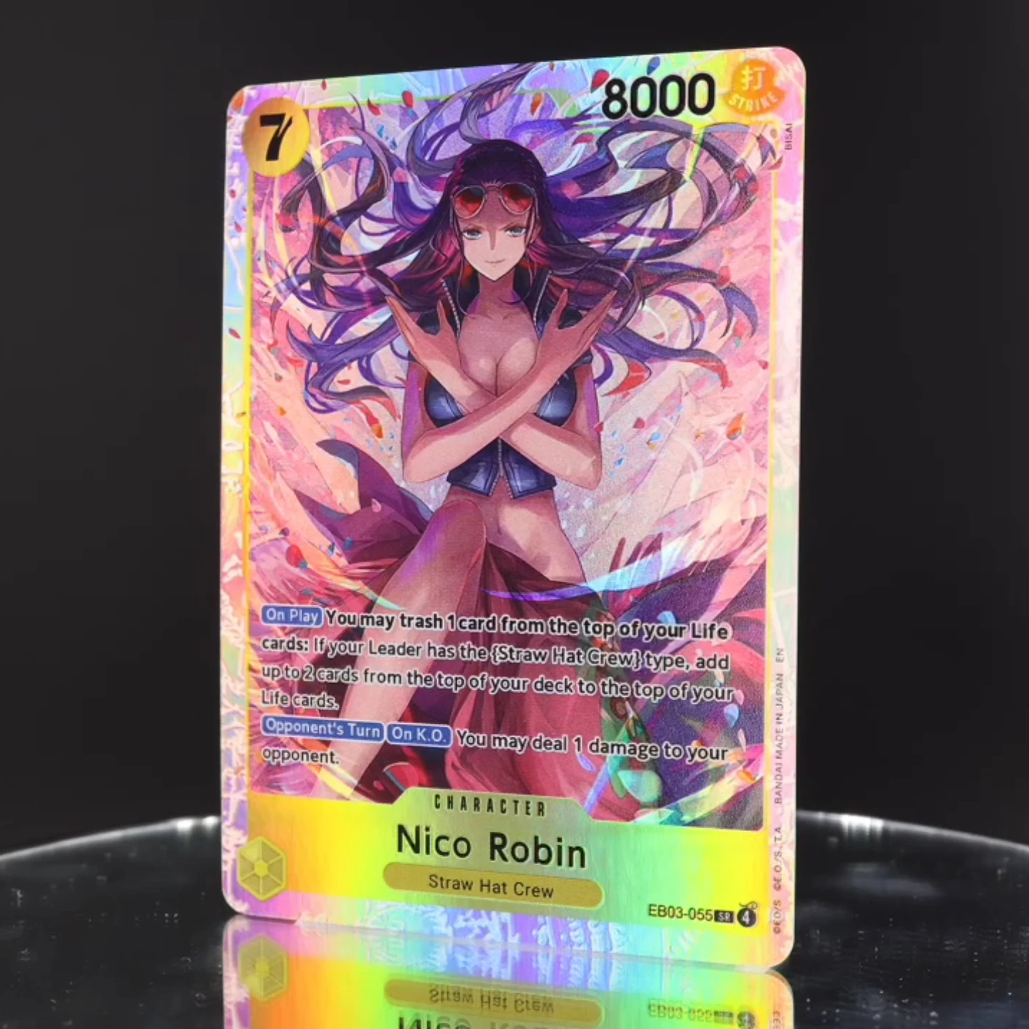 One Piece TCG Robin SR 7 Cost Card