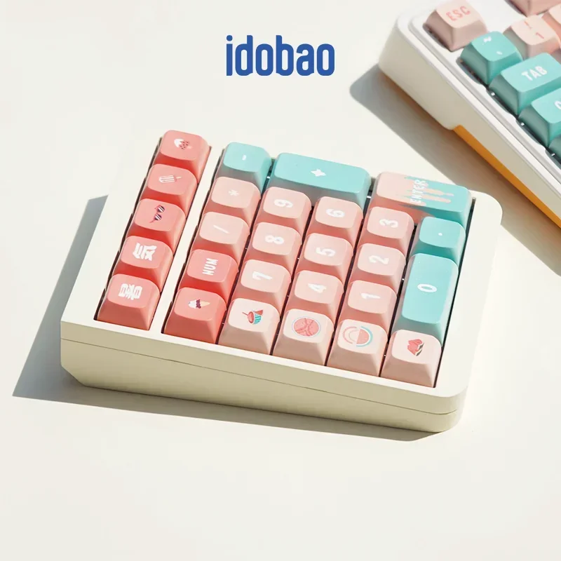 

idobao ID27 Numberpad Mechanical Keyboard Aluminium Custom Keyboard QMK/VIA CNC Barebone Kit RGB Keyboard without Switch/Keycap