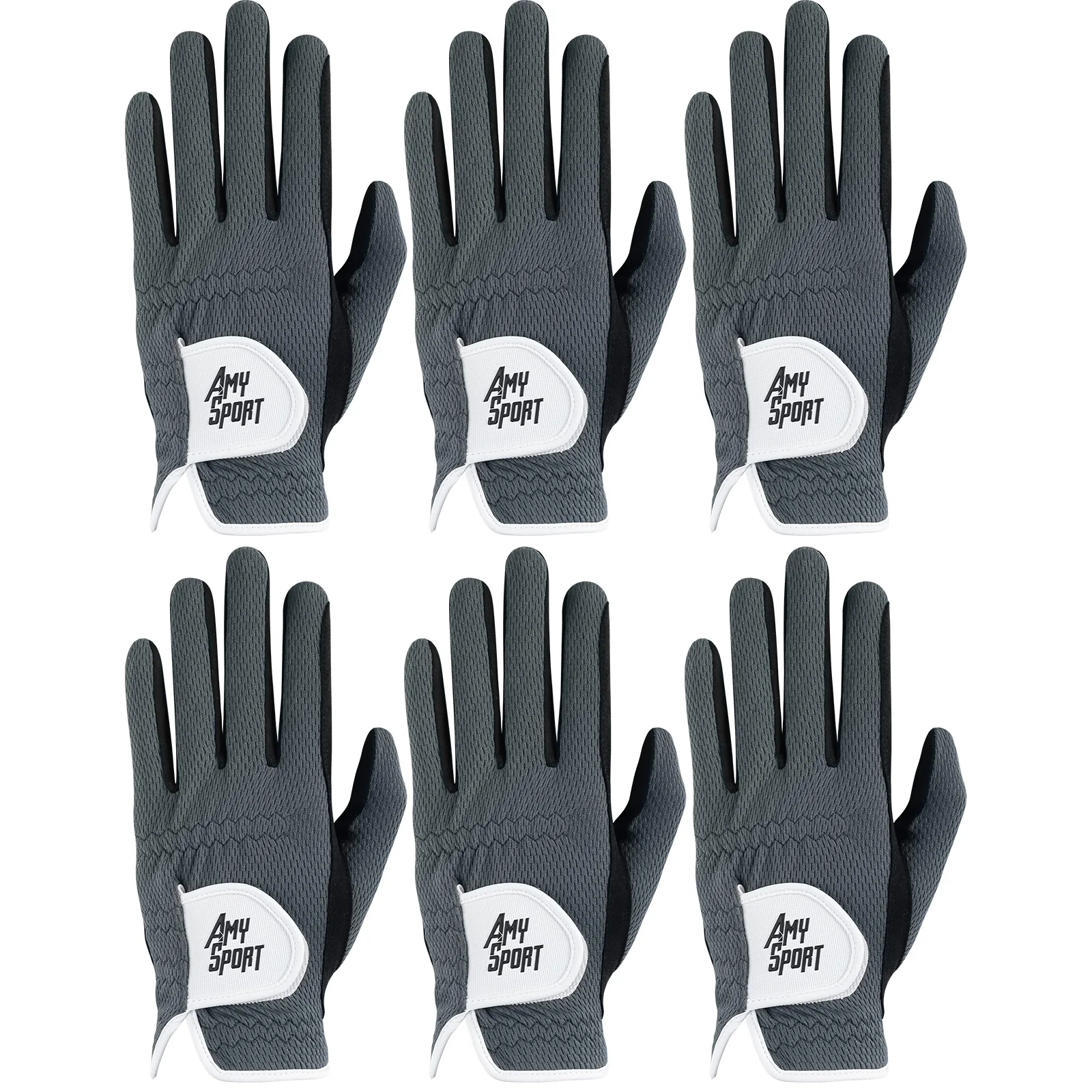 

Golf Gloves Men Left Right Hand Rain Grip Hot Wet Weather Value 3/6 Pack, Men‘s Golf Glove All Weather Grip in S M M/L L XL