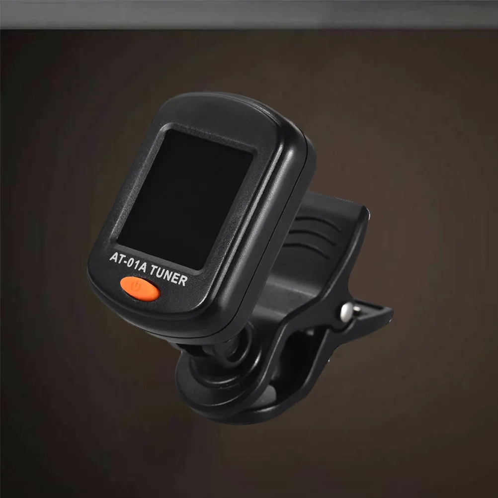 Precision Clip-on Guitar Tuner for Bass Ukulele Violin with 5 Tuning Modes C Compact Universal Electronic view 5