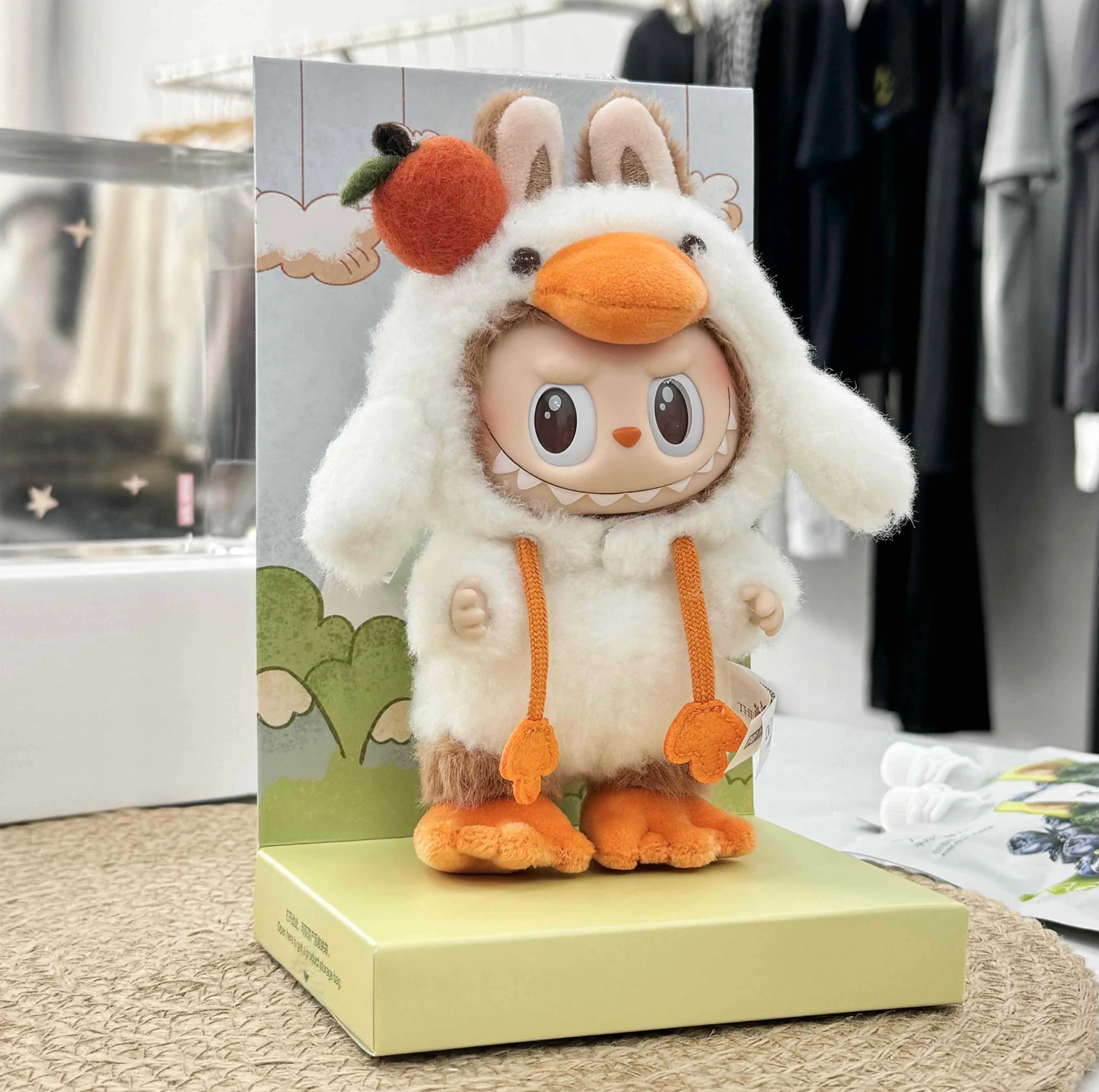

New Arrival Genuine Monster Labubu Forest Fairy Tale Series Vinyl Hanging Card Doll Collection Anime Toy Birthday Gift In Stock