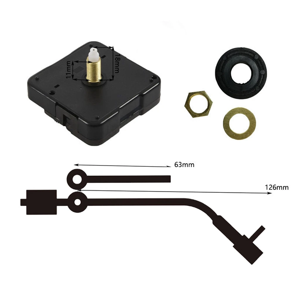 Интернет-магазин DIY Ретро Mute Movement Record Настенные часы Механизм Акриловые кварцевые часы Механизм Цветочная игла