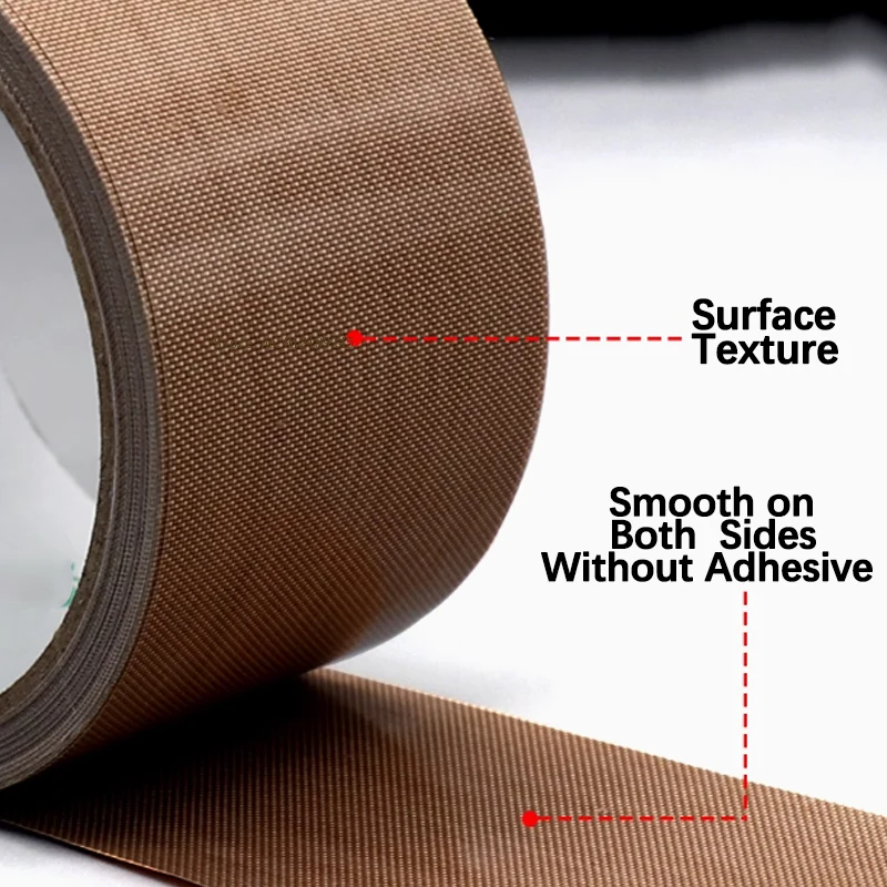 شريط PTFE عالي الحرارة بدون لاصق معزول مقاوم لدرجات الحرارة العالية أشرطة PTFE سمك 0.13 مللي متر/0.18 مللي متر