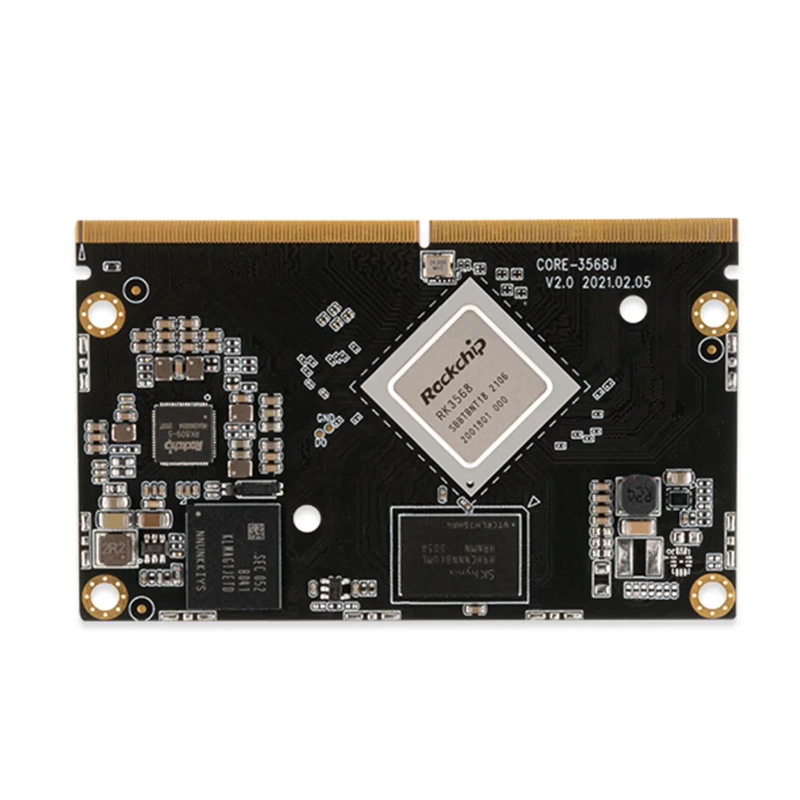 Core-3568J AI Motherboard Rockchip 64-bit processor RK3568 Open Source Core Board WiFi 6 PCIe 3.0 SATA 3.0 HDMI2.0 BT5.0