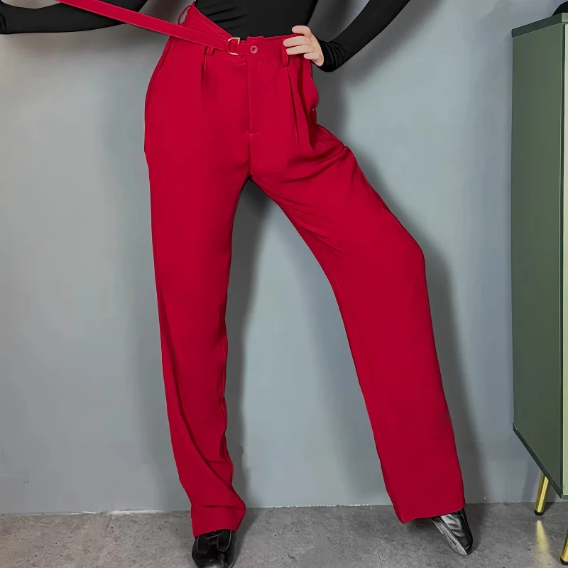 High End Loose Fit Pants for Adults Unisex Design with Tailored Suit Look Wide Leg To Tapered Ankle Perfect for Casual Outings