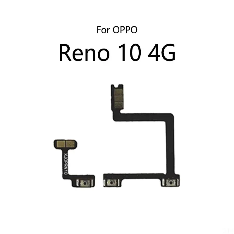 

10 PCS/Lot For OPPO Reno 10 Pro Plus 4G 5G Power Button Switch Mute Volume Button On / Off Flex Cable