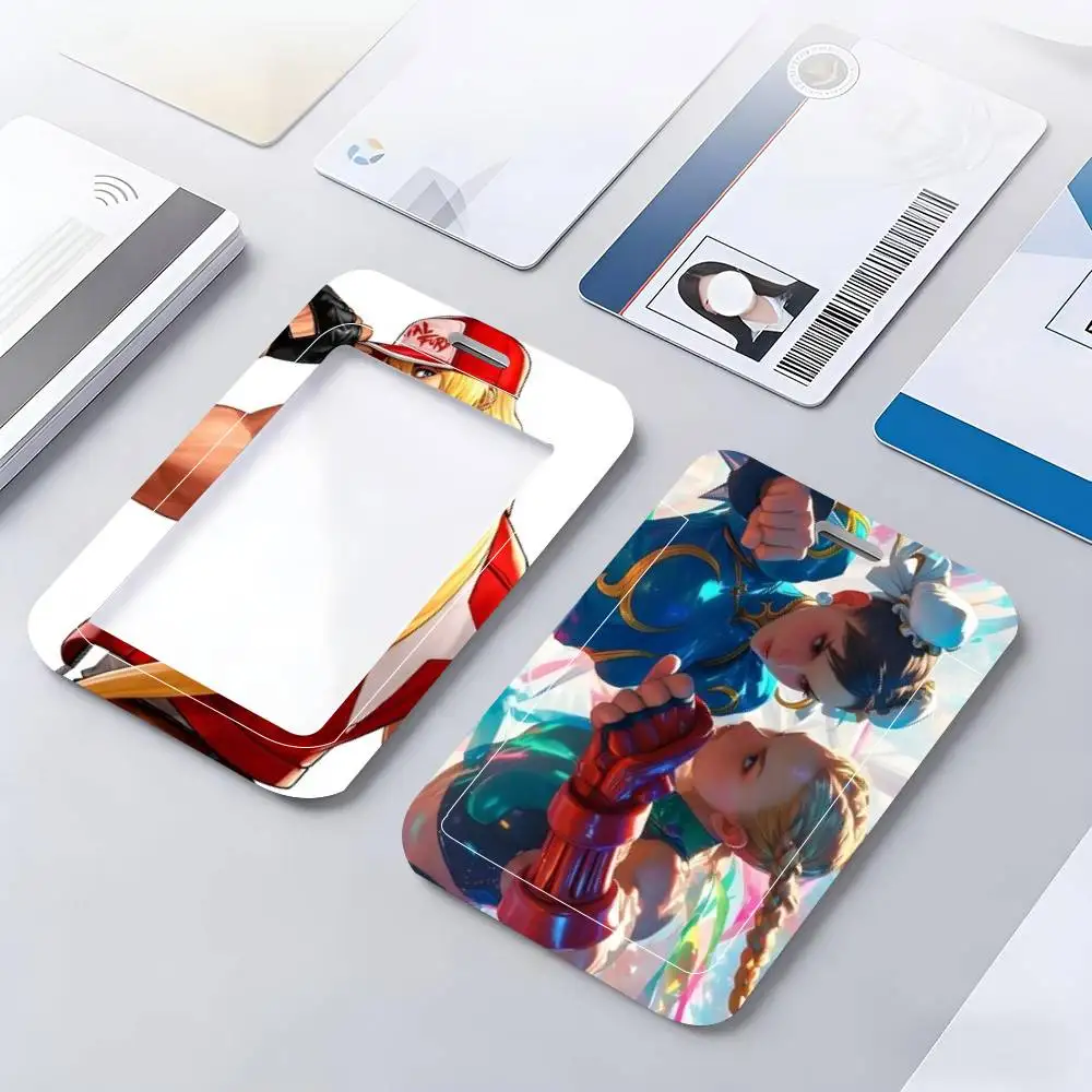 KOF The King Of Fighters ID Card Holder Neck Strap Pendant Door Badge Holder Lanyards Keychain Work Credential Case Gift - view 5