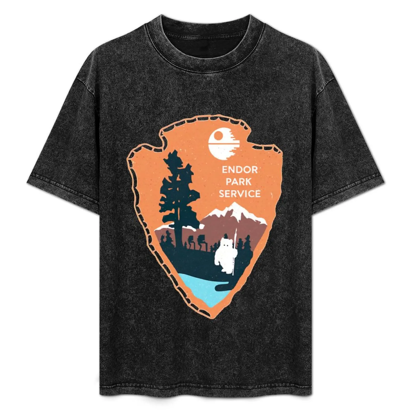 

Endor National Park Service T-Shirt summer tops plain cute clothes mens clothing