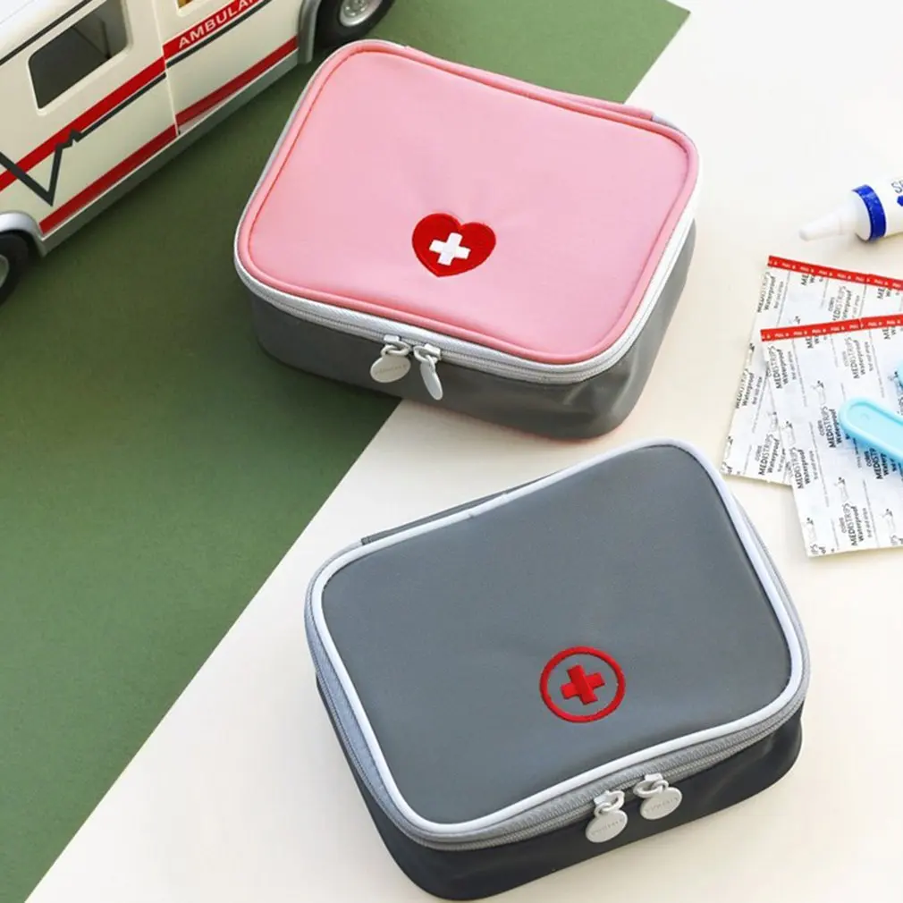 Mini Outdoor First Aid Kit กระเป๋าเดินทางแบบพกพายาแพคเกจชุดฉุกเฉินกระเป๋ายากระเป๋าขนาดเล็ก Organizer Hot
