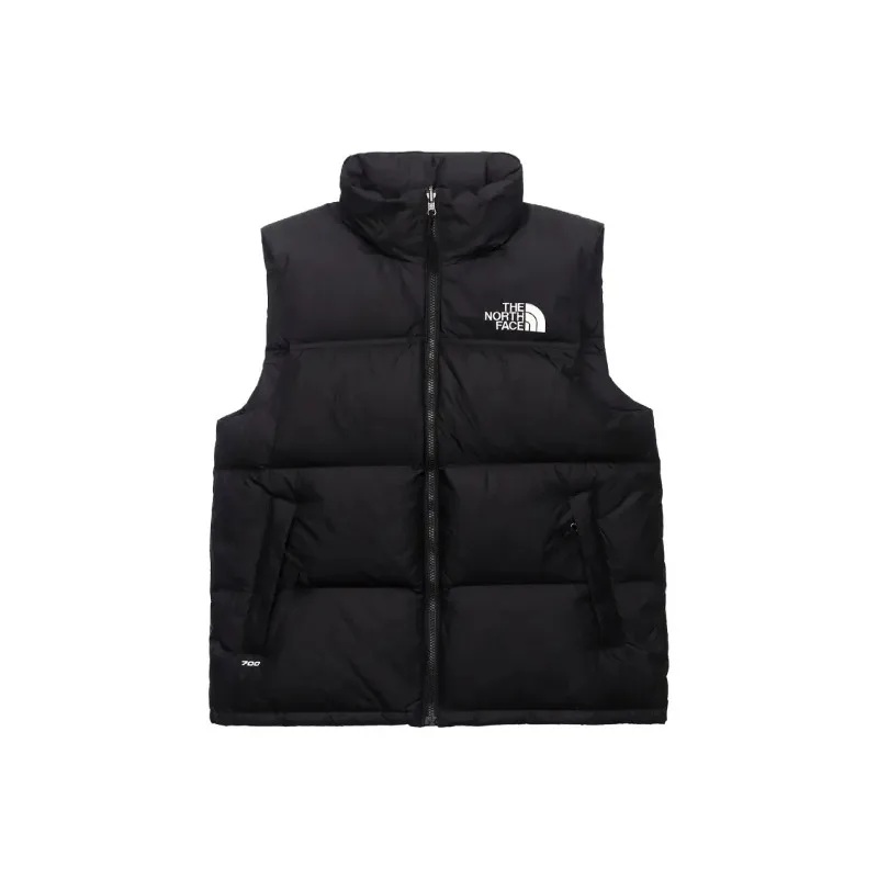 The North Face 1996 Sleeveless Puffer Waistcoat Series Nuptse Icon Logo Down Vest Men Black