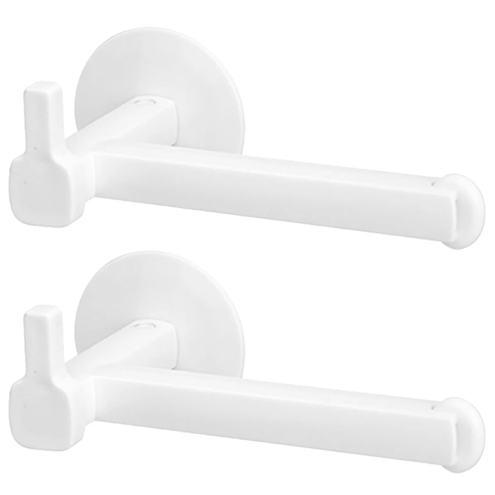 

2pcs Router Shelf Heavy Duty Wall Hooks Self Adhesive Mount Holder White Key Hanger Smooth Wall Living Storage