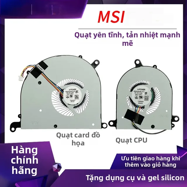 MSI | Laptop Fan for MSI Giá 312,000 Đồng*Miễn phí vận chuyển