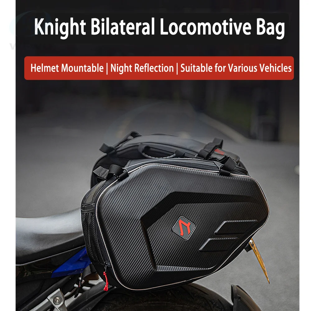 Motorcycle Waterproof Racing Race Moto Helmet Travel Bags Suitcase Saddlebags Riding Side Bag Luggage Helmet Travel Bag Tail Bag