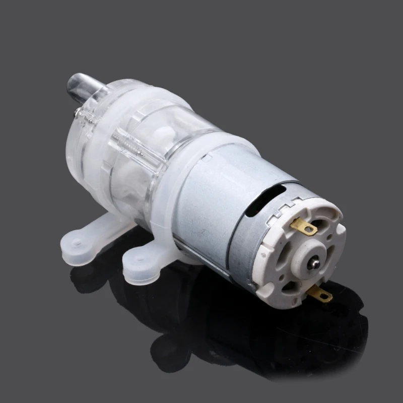 Micro Self-priming Water Pump DC12V Mini Silent Diaphragm Pump Aquarium Water Pumping Tool High Temperature Resistance