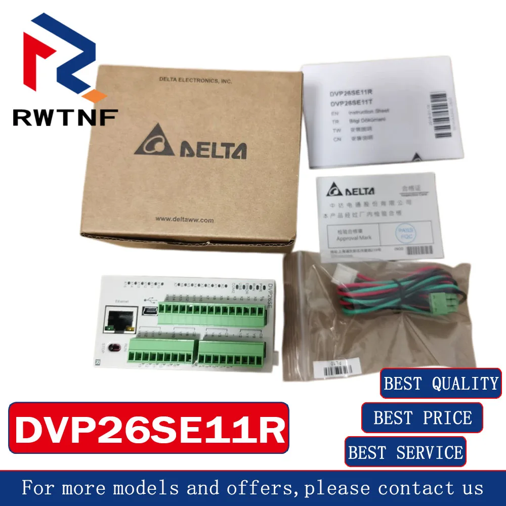 Brand New GenuineDVP26SE11R Delta PLC power module network port small host,100% original warehouse stock