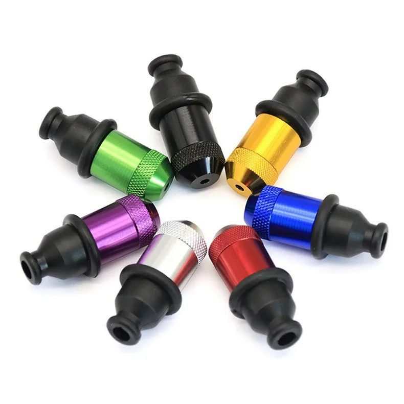 Creative Mini Round Head Turning Rubber Pacifier Pipes Portable Grinder Smoke Narguile Mouthpiece