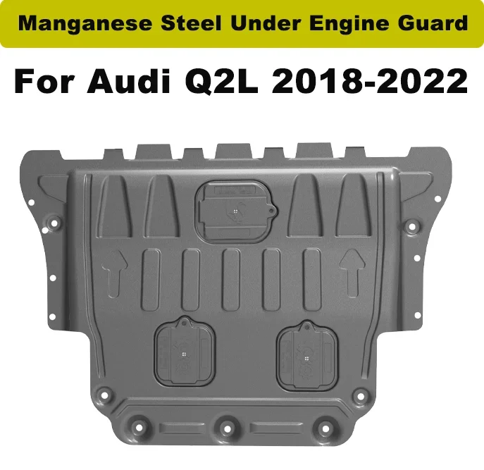 

For Audi Q2L 2018-2022 Car Accessories Manganese Steel Under Engine Guard Protection Device Engine Bonnets Hot Sale