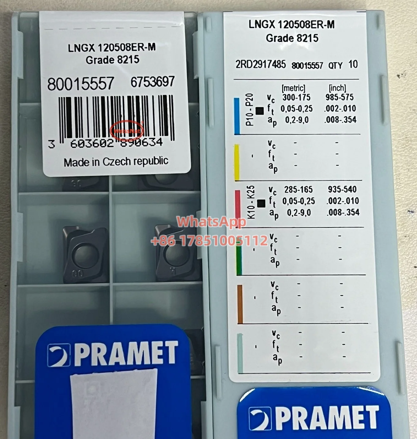 PRAMET LNGX120504ER-M LNGX120508SR-MM M8340 LNGX120508ER-M M8330 M9325 8215 LNGX120508SR-R M5315 LNGX1205 Milling Insert