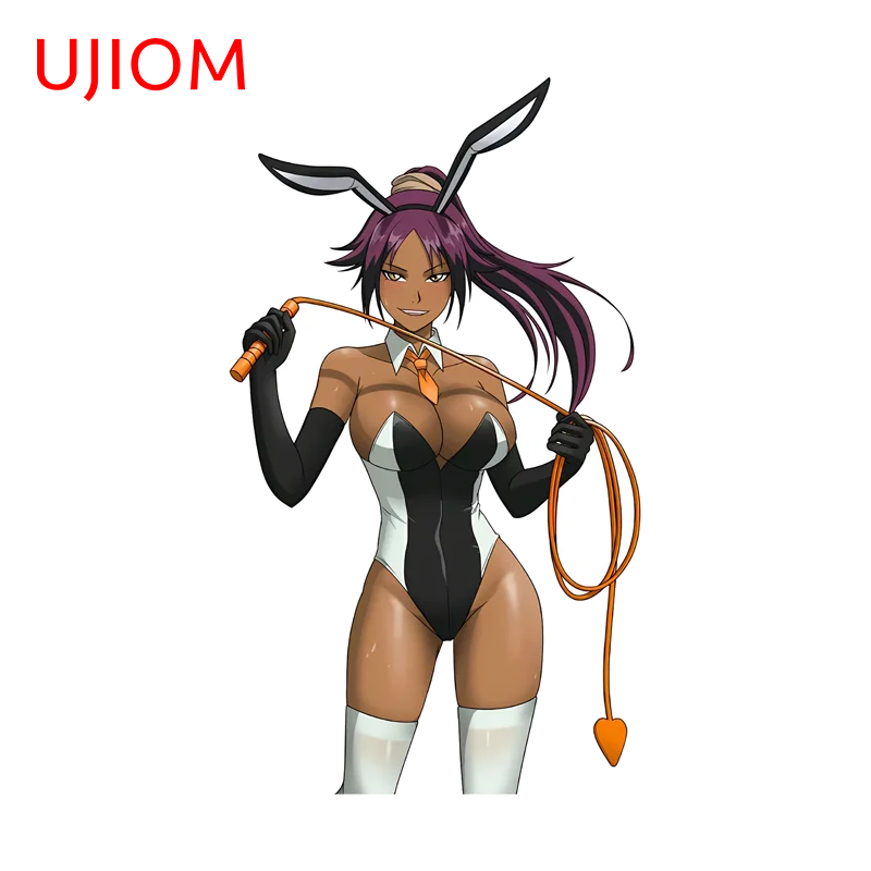 UJIOM Shihouin Yoruichi Sexy Bunny Girl Wall Sticker Popular Fashionable Chic Sunscreen Decal Suitable For Bedroom Sofa Decor