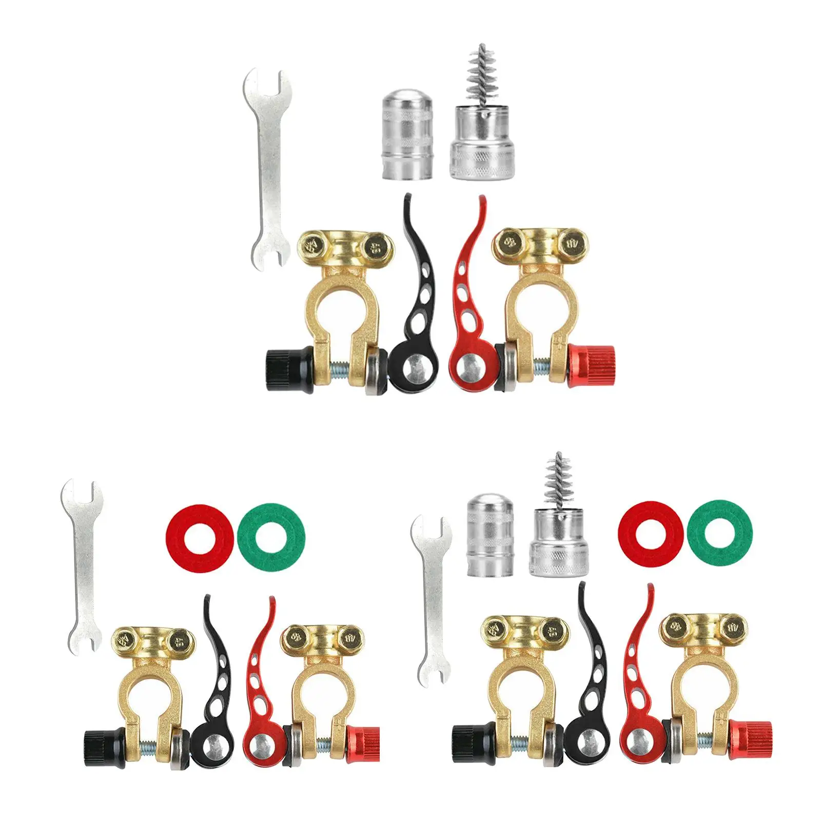 Battery Terminals Connectors Quick Disconnect Heavy-Duty Replacement Positive