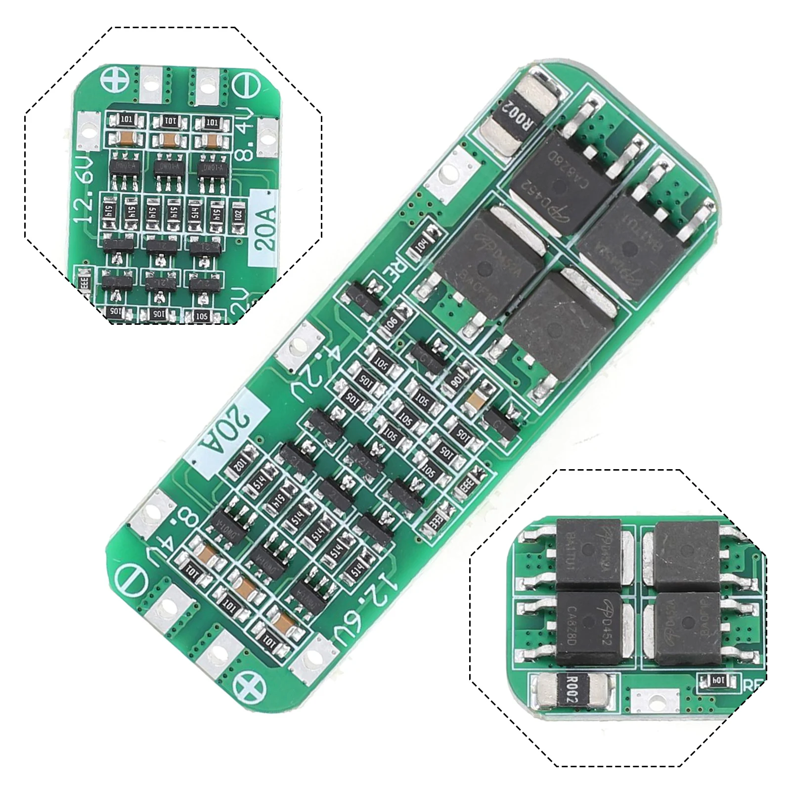 3S 20A Li-ion Lithium Battery 18 650 Charger PCB B MS Protection Board For Drill Motor 12.6V Cell Moduole Lipo Cell Module