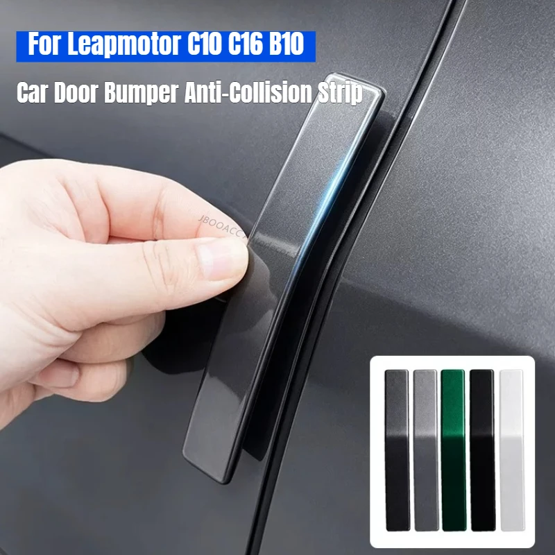Bande anti-collision latérale pour portière de voiture Leapmotor C10 C16 B10, protection anti-rayures, autocollant de pare-chocs, garniture décorative, accessoires