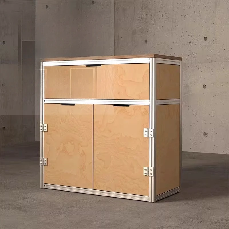 Modern minimalist design with high aesthetic value, ocean storage cabinet, storage living room