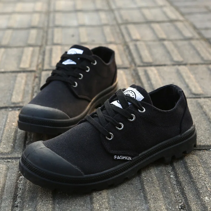 

Мужская парусиновая обувь, повседневные мужские кроссовки, легкие вулканизированные удобные мужские лоферы без шнуровки на плоской подошве, черные кроссовки Zapatos Hombre