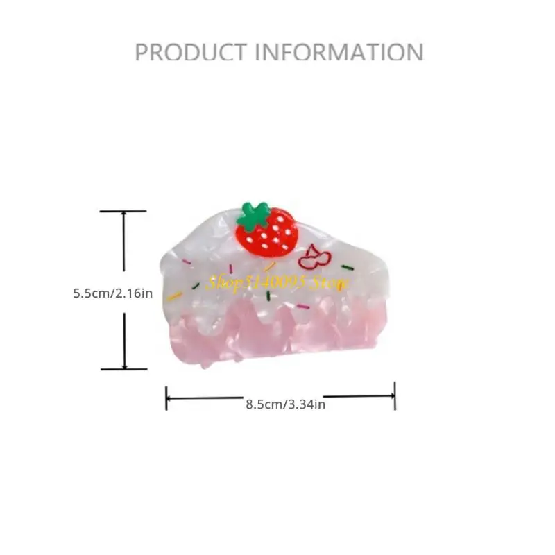 Dxae Acrylique Hair Claw Strong Grip Hair Clip pour les femmes les filles élégantes pour coiffure