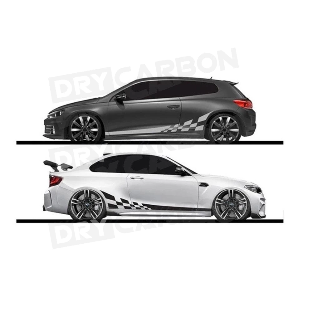 Car Stickers Door Waist Line DIY Decal Sticker AutoTuning Accessories Side Skirts Stripe Stickers Body Kits Accessories