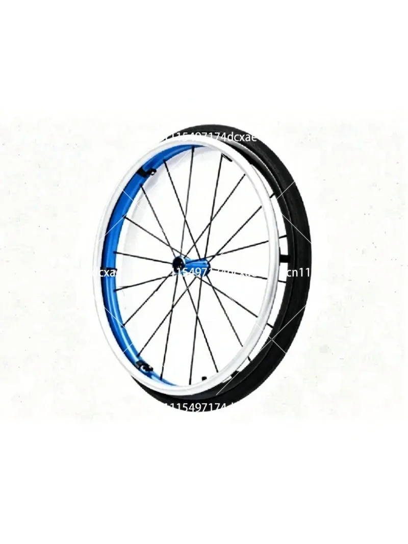 Quick-Release Inflatable Tires for Aluminum Alloy Sports Wheelchair, 24 Inch Wheels, 1 Inch Wide