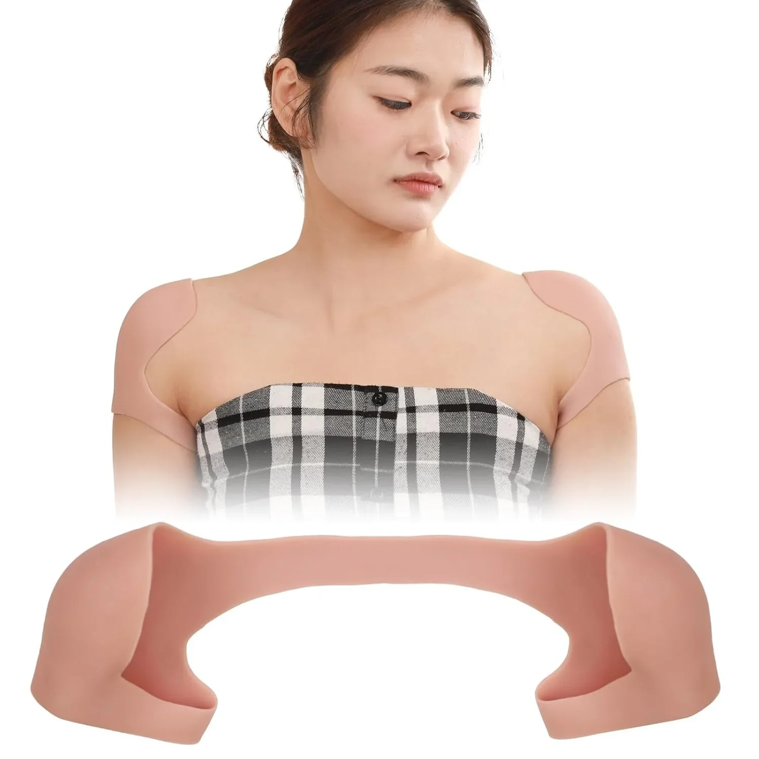 

Силиконовые подплечники, противоскользящие подплечники, многоразовые подплечники для рубашки, костюма, юбки, платья