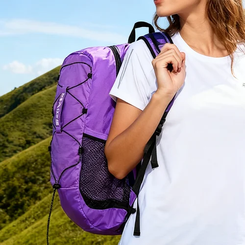 Imagen 2 del producto Mochila con bolsa seca de 20 litros, adecuada para entusiastas del aire libre, adecuada para kayak, rafting, camping, senderismo y ciclismo, plegable con panel trasero engrosado, disponible en varios colores que incluyen amarillo