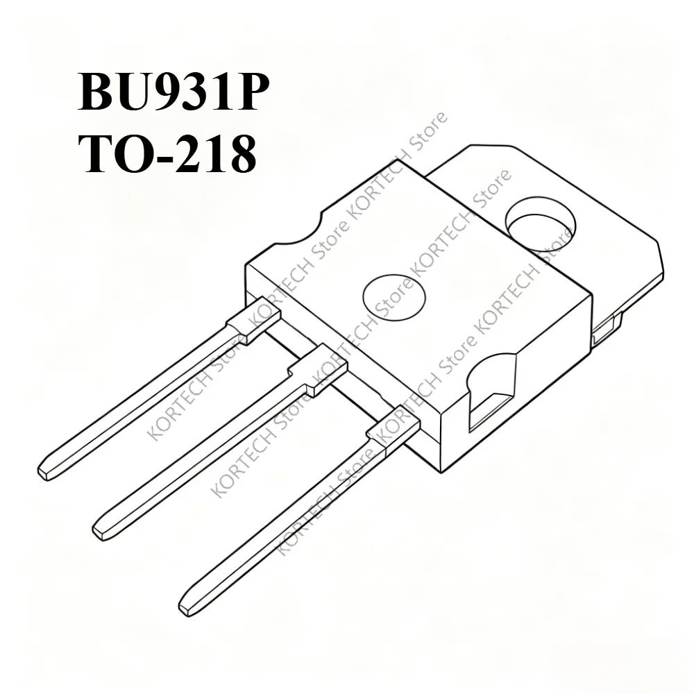 10Pcs/Lot BU931ZP BU931P TO-218 15A 400V NPN power supply Darlington transistor