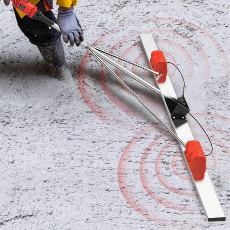 Concrete Scraping Ruler Stainless Steel Cement Road Leveling Machine high capacity Lithium Vibration Leveling Ruler Concrete Pol