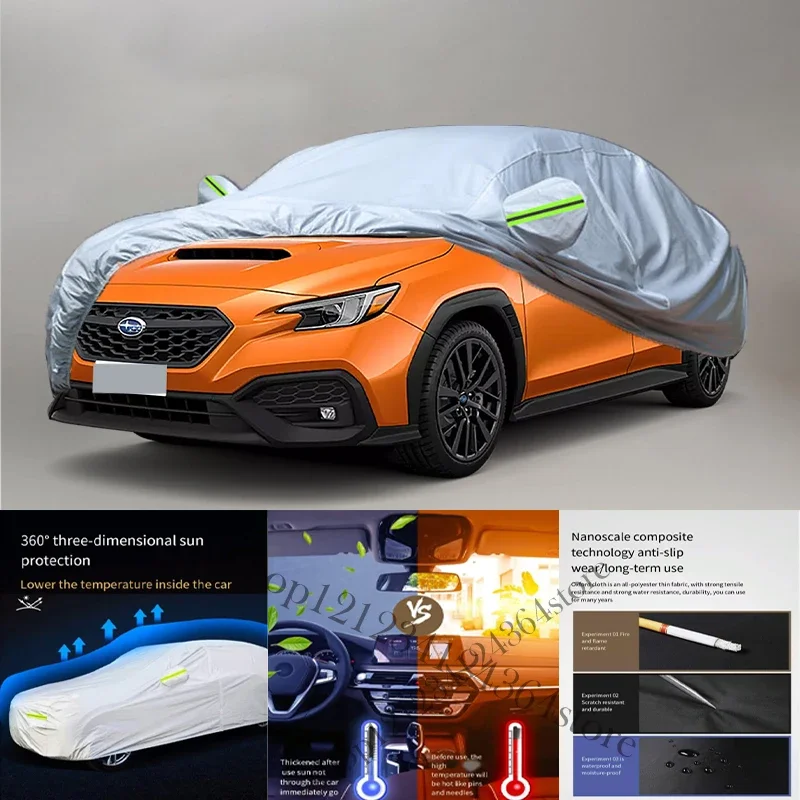 

For Subaru WRX Auto Anti snow Anti dust Anti-uv Anti peeling paint And Anti Rainwater 210t car cover Car cover protection