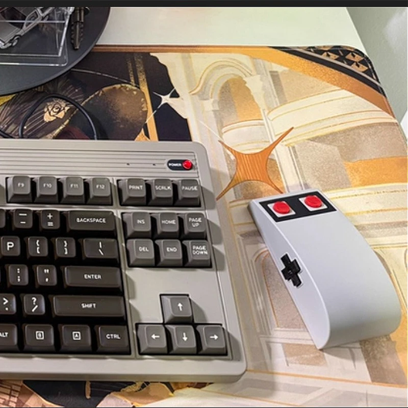 

Беспроводная мышь 8Bitdo N30 2,4G в стиле ретро R8, трехрежимная мышь с перекрестной клавишей, 3D сенсорная прокрутка, офисная игровая механическая клавиатура, аксессуары