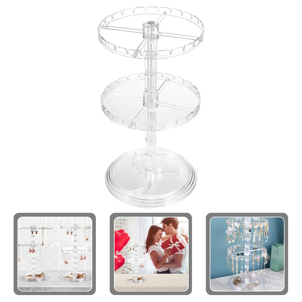 

Bracelet Earring Storage Rack Miss Jewelry Stud Organizer Display for Selling
