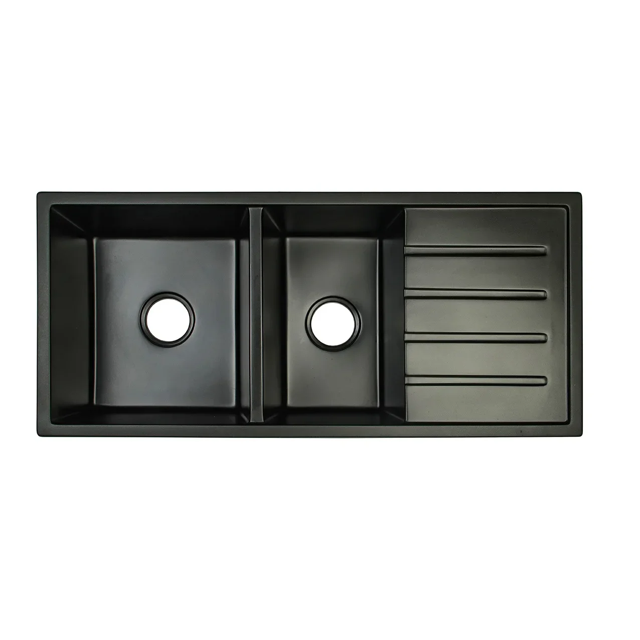 

y On Sale commercial black undermount quartz kitchen sink farmhouse sink double bowls kitchen washing basin