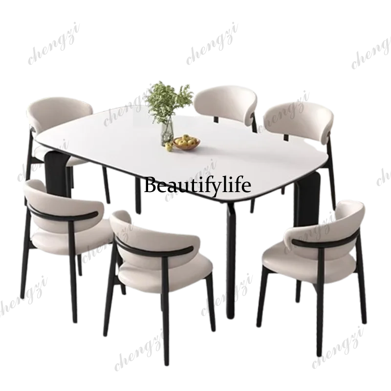 Solid Wood Modern Dining Tables Minimalist Luxury Nordic Vintage Dining Tables Camping Living