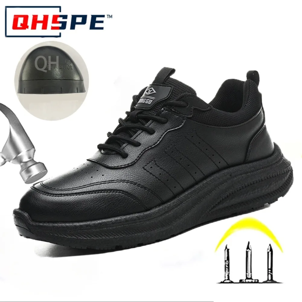 Kitchen Chef Safety Shoes Anti Slip Soft Comfort Puncture Proof Anti Smash Work Shoes Hotel Restaurant Hospitality