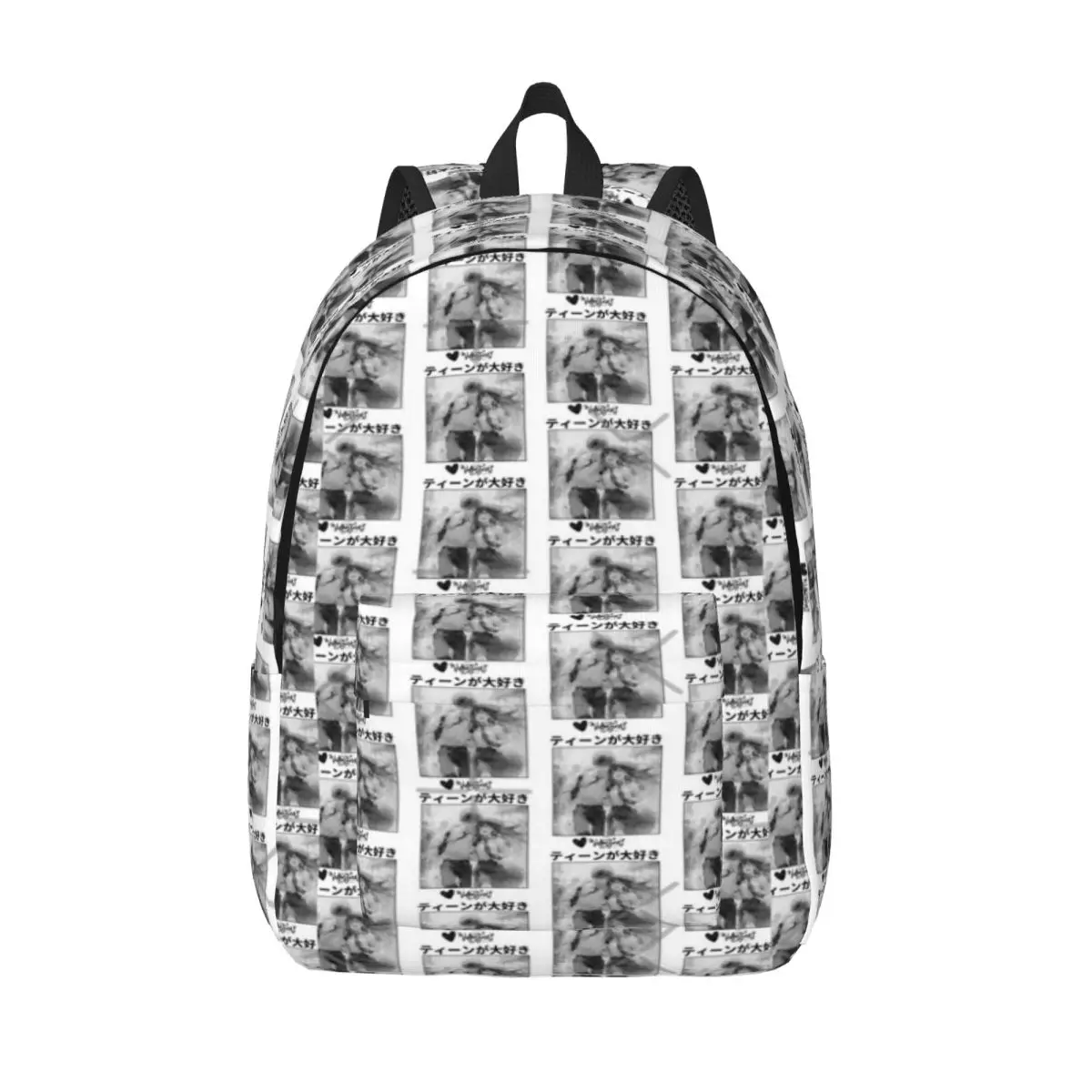 

Art Couple Anime Valentine S Day Simple and Stylish Backpack Canvas Backpack Bags