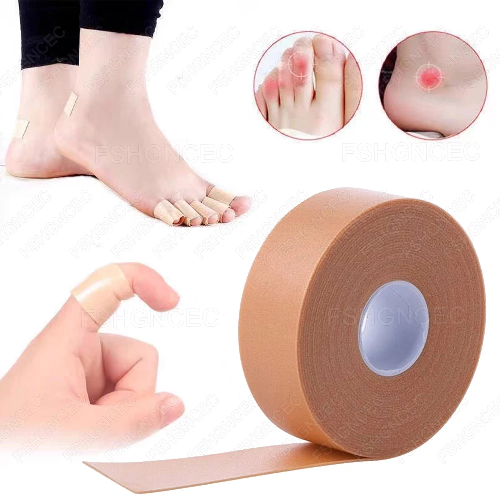 2pcs Heel Protectors Adhesive Multi-Functional Anti-Wear Heel Stickers for Shoes Patch Hands and Feet Blister Prevention Tape 5M