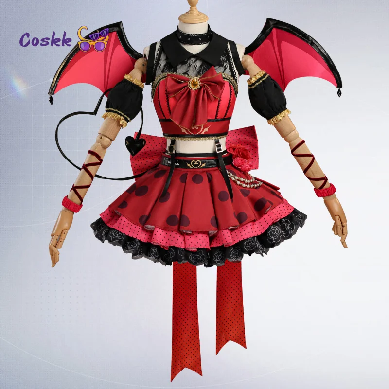 

Аниме LoveLive! Новый Котори Минами Косплей Костюм Маленький Дьявол Милое Платье Наряд Хэллоуин Рождество Ролевые Игры Женский Костюм