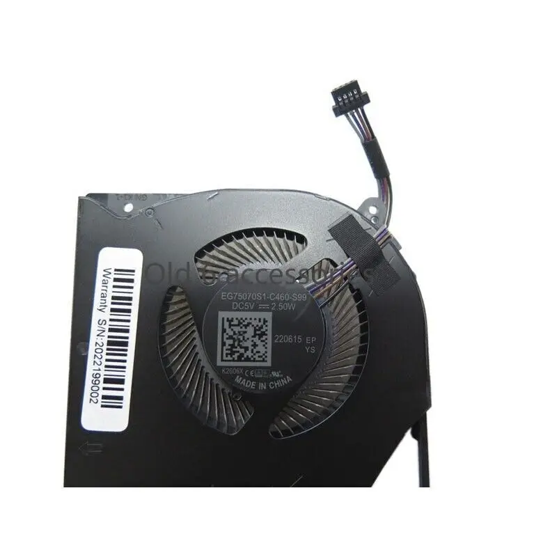 Ventilateur d'ordinateur portable pour Tongfang GK7CN6S GK7CP7S THER7GK7C6-1412 EG75070S1-C460-S99 4PIN