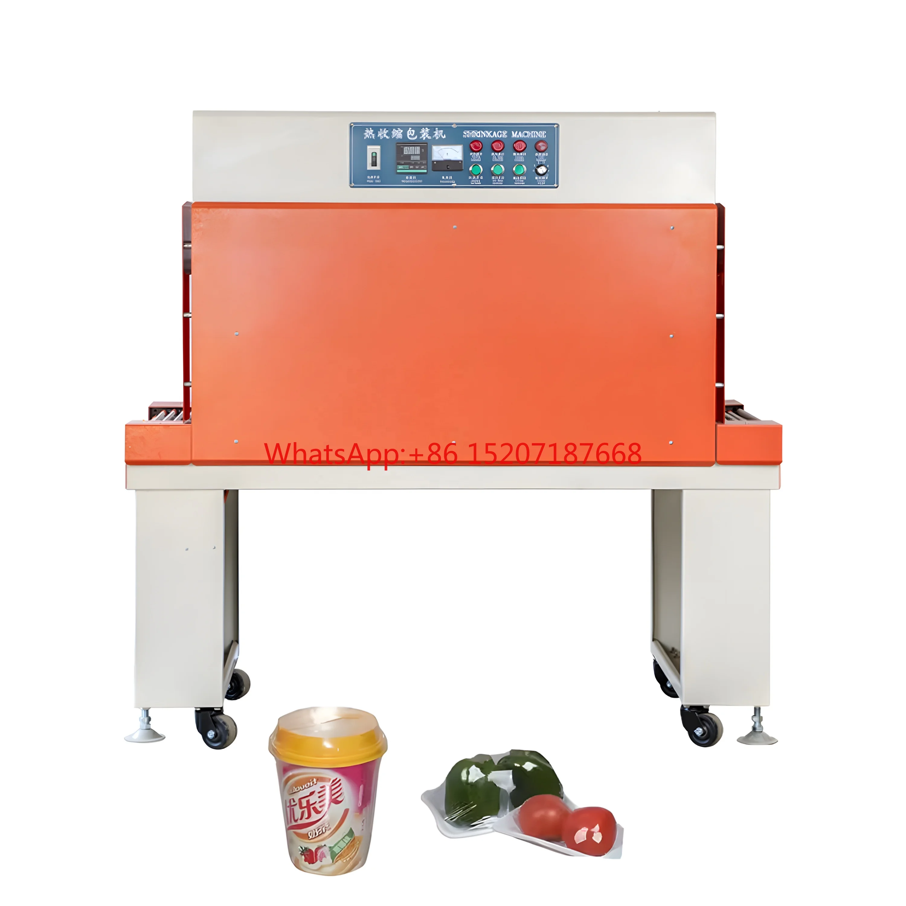 BSP5035C Bottle Heat Shrink Tunnel Machine PE POF PP PVC Thermal Shrinkage Packing Machine for Carton Box Cosmetic Food Bottle