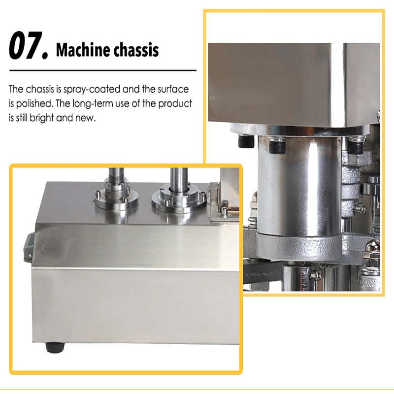 آلة ختم العلب شبه الأوتوماتيكية آلة إغلاق علب الطعام التجارية آلة كابر الأسماك الفاكهة